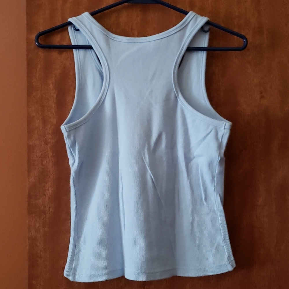 90s VTG Ribbed Racerback Tank Top - Picture 3 of 3